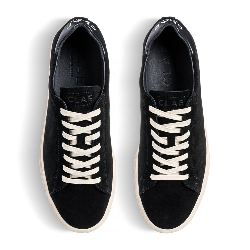 CLAE BRADLEY VENICE Shoes Womens USA642-K05 In Black Suede